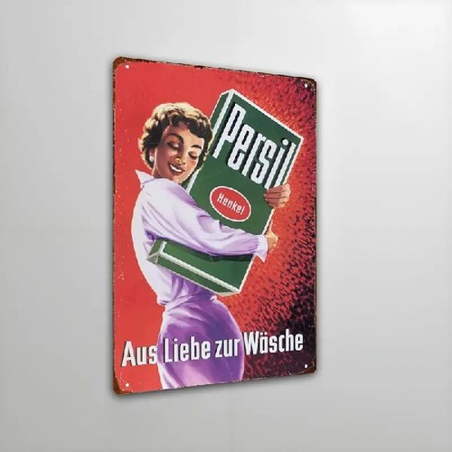 Blechschild persil aus liebe - blechschild,
