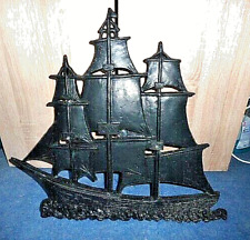 Metal Segelschiff Hauswand Deko