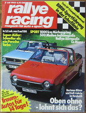 Rallye Racing 07/82 Dragster auf VW-Käfer-Basis, VW Golf Cabrio, Mazda 929 Coupé