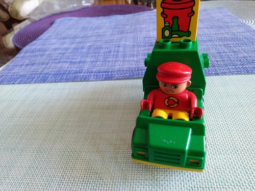 Lego duplo 2613 - lego, müllwagen