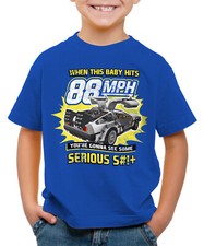 88mph Kinder T-Shirt delorean