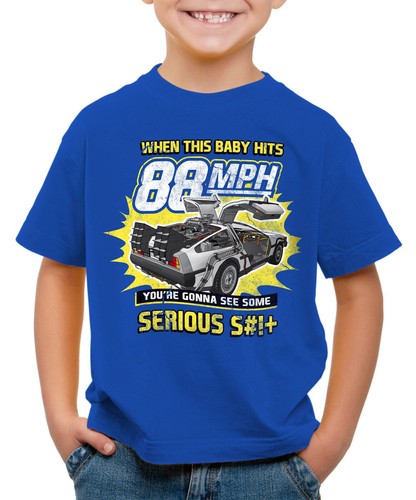 88mph kinder shirt delorean - 88mph,