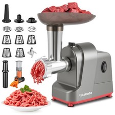 3000W Elektrischer Fleischwolf 6 in 1 Fleisch Wolf Wurstmaschine Zerkleinerer