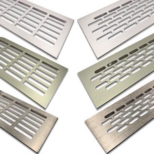 Lüftungsgitter Belüftungsgitter Türgitter Stegblech Abluft Aluminium Lüftung
