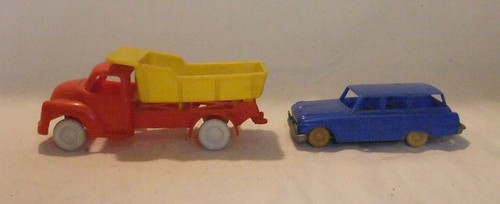 Alte plastikautos lkw pkw - 2,