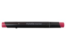 Stylefile Permanent Marker Deep Rot Kunst Doppelseitig Ergonomisch