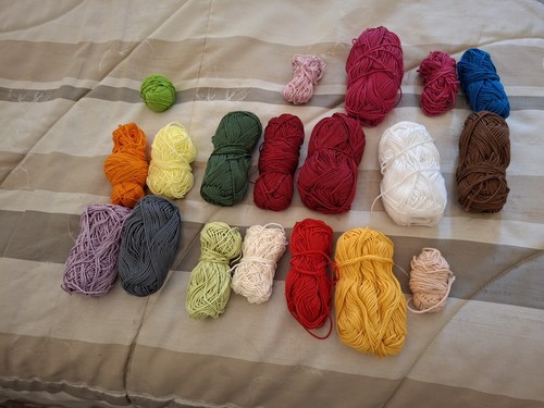 Buntes paket aus - paket,