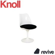 Knoll International Saarinen Tulip Kunststoff Stuhl Weiß Original