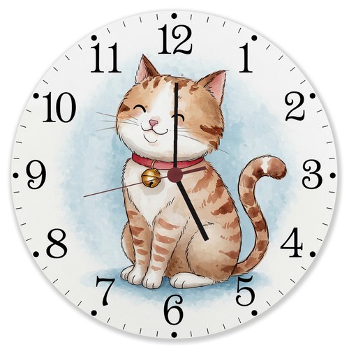 Happy cat time aquarell katzen - happy,