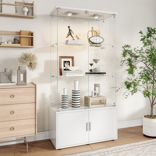 Vitrinenschrank hochschrank - vitrinenschrank,