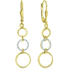 Echt Gold 333 bicolor Pendel