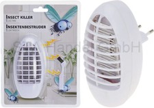2 x UV Insektenvernichter Steckdose Insektenkiller elektrisch Mückenvernichter