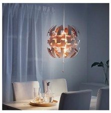 Hängeleuchte - Ikea PS 2014 - 35 cm - Todesstern Pendelleuchte - weiß/Kupfer