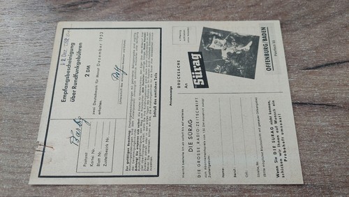 Empfangsbescheinigung