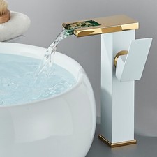 LED Waschtischarmatur Weiβ