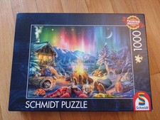 Schmidt Puzzle 1000 Teile "Lagerfeuerromantik unterm Sternenhimmel" TOP