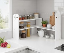 Küchenregal Küchenablage Gewürzregal Eckregal Holzregal Standregal Ausziehbar