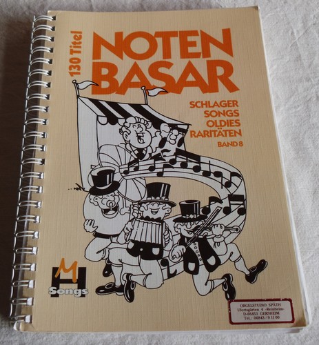 Noten basar 130 - noten, titel