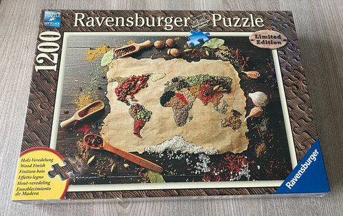 Würzige weltkarte holz - würzige,