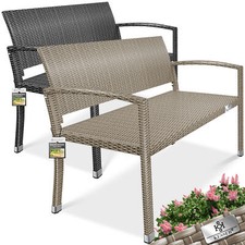 KESSER® Gartenbank Polyrattan