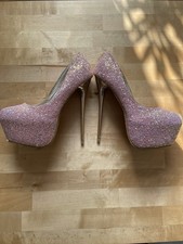 Damen Plateau High Heels Pumps