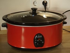 Klarstein Bristol 65 Slow Cooker Schongarer, 300W, 6,5L - Rot