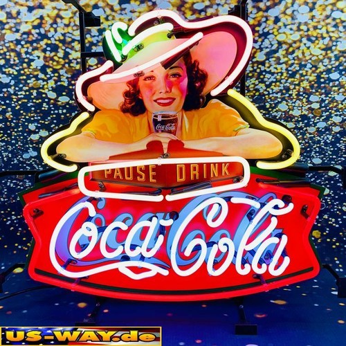 0144 neon coca cola pause - n-0144,