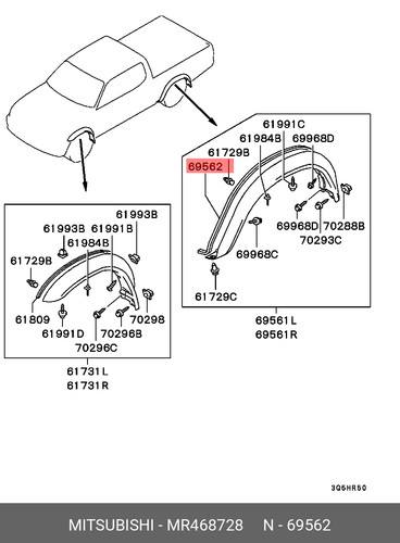 Original pad hinten - oe,