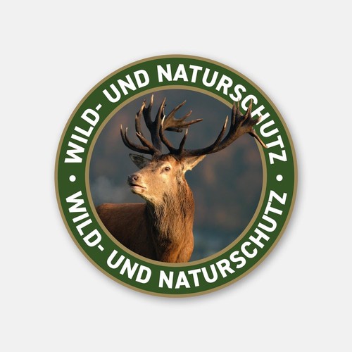 Premium jagdaufkleber wild - jagdaufkleber, "wild-