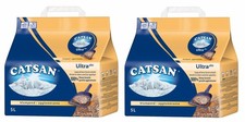 CATSAN® Ultra Plus Katzenstreu Klumpstreu 2 x 5l