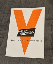 VELOCETTE Motorrad 1962 Prospekt
