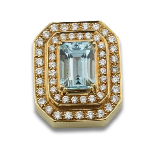 Brillant aquamarin gold - aquamarin,