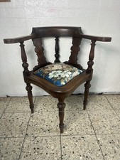 traumhaft antiker ECKSTUHL GRÜNDERZEIT  Stuhl  beschnitzt wohnfertig Sessel