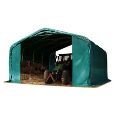 Weideunterstand 6x6 m PVC Plane Lagerzelt Unterstand mobile Scheune Weidehütte