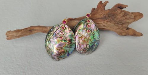 Abalone muschel schmuck set - abalone,