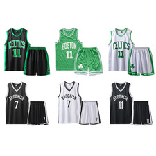 Kinder Basketball-Trikot Kurzanzug – Jungen, Ärmellos, Trainingsanzug-Set