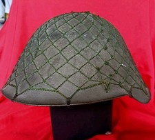 Stahlhelm III 1 74 NVA DDR Grün m. Netz Militär Army Ostblock Sammler 