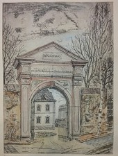 Farbradierung - Handsigniert mit Bleistift - Original Radierung 