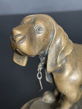 Antike Bronze Statue Dackel