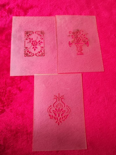 Wand textilien schablonen set - wand/textilien, schablonen-set