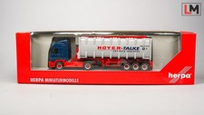 1:87 Herpa MB Actros Container Sattelzug LKW Hoyer Talke // X_445