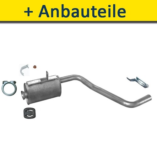 Mitteltopf auspuff für - mitteltopf, auspuff+