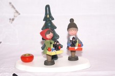 Erzgebirge Figuren Striezelkinder Weihnachten Lichthalter