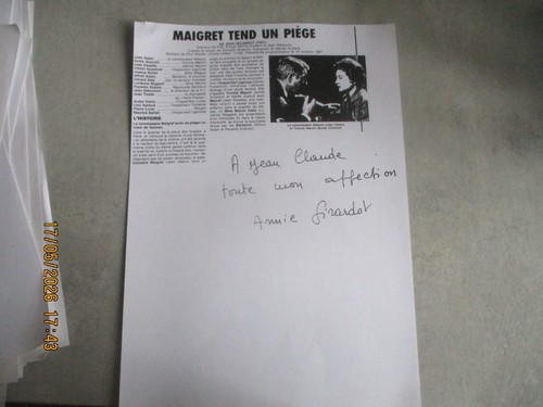Annie girardot kino - kino, autogramm