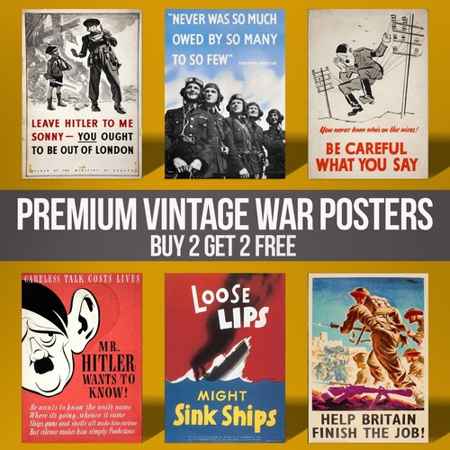 Vintage kriegspropaganda - vintage,