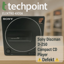 ? Sony Discman D-250 Compact CD Player Spieler D250 Schwarz | Defekt ⚠️