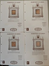 12 x Raritäten in Gold "