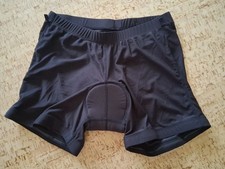 Fahrradhose Damen Rad kurz Short CMP schwarz Gr. 38 gepolstert Unterziehhose