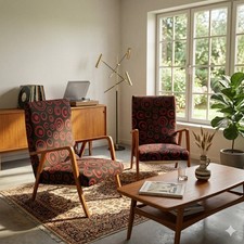Vintage sessel buchenholz - vintage,