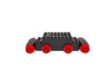 Lego® Eisenbahn 12V TRAIN Motor mit 4 Achsen Vorlaufachsen ROT LOK ZUG